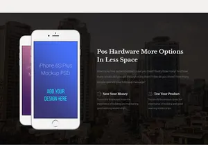 Victoria Landing Page Free UI Kit