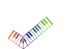 Keyboard piano vector Musical instrument illustration design template