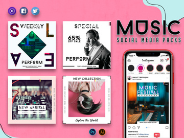 Music Promo Social Media Packs preview picture