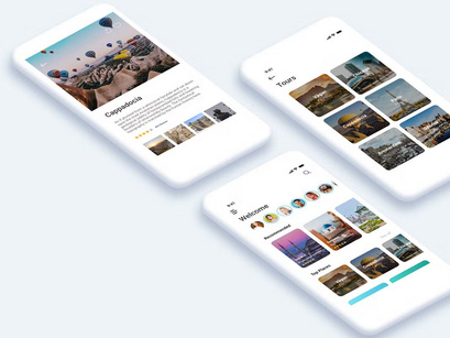 Zeyn Travel guide - UI Kit