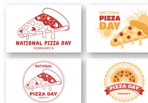 15 National Pizza Day Illustration