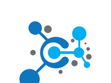 Neuron logo icon design template flat vector