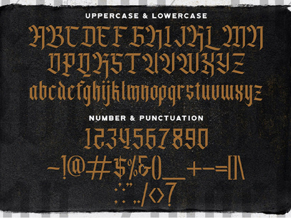 Agise Rujdi - Blackletter Decorative Font