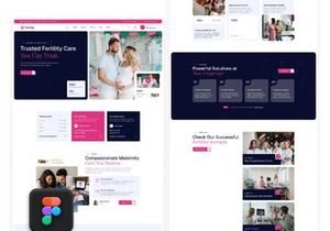 Fertilia - IVF & Fertility Clinic Figma Template