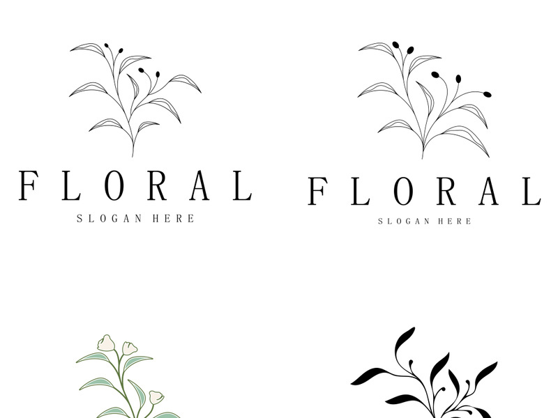 Elegant floral and leaf frame. Delicate botanical vector illustration for labels, spas, corporate identity, and wedding invitations