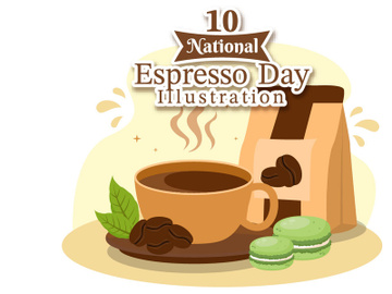 10 National Espresso Day Illustration preview picture