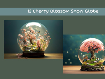 Cherry Blossom Snow Globe preview picture