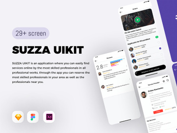 Suzza UI Kit preview picture