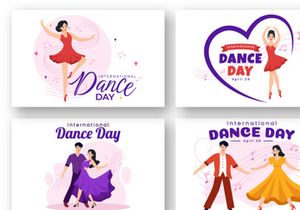 12 International Dance Day Illustration