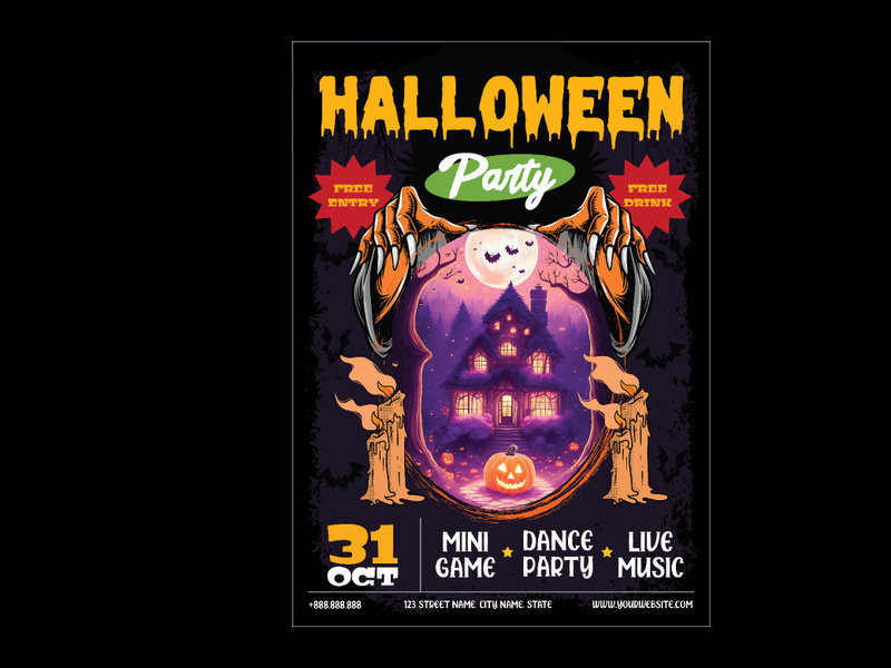 Halloween Party Flyer