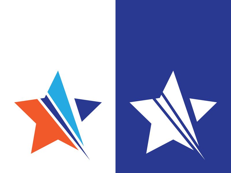 Star icon template vector illustration design