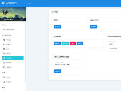 MaterialPro Free Angular Admin Dashboard Template