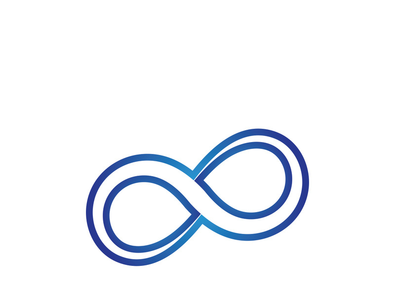 Infinity logo and symbol Design Vector