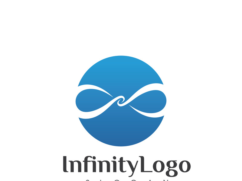 Infinity Design Vector icon illustration Logo template design