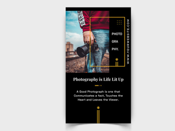 Photography Social Media Post Template preview picture