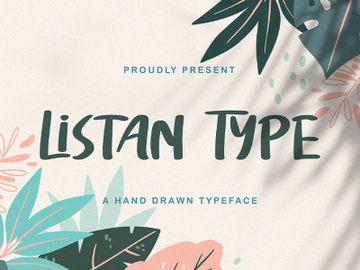 Listan Type - Playful Display Font preview picture