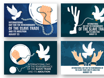 12 Day of the Slave Trade and its Abolition Illustration