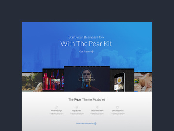Pear - Landing Page Template preview picture