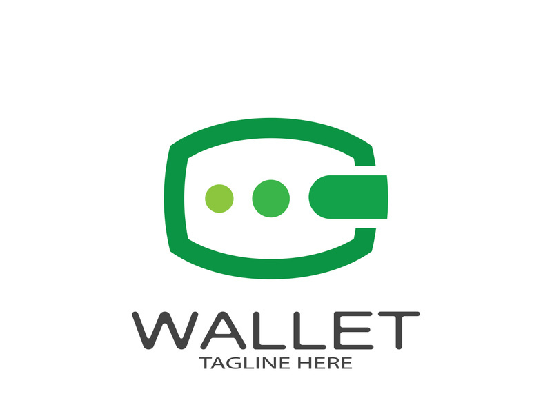 e wallet logo design illustration icon with a simple modern concept, for electronic wallets, digital money storage applications, digital savings, digital money transactions,vector