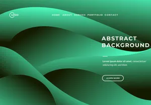 Vibrant Green Background Abstract