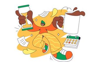 4 Deadline Vector Illustration