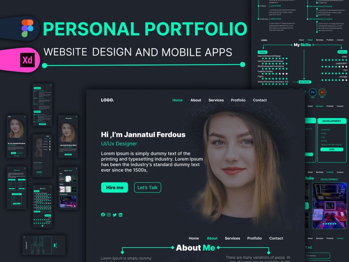 PERSONAL PORTFOLIO WEBSITE AND APPS