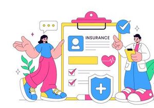 10 Health Insurance Vector Illustration