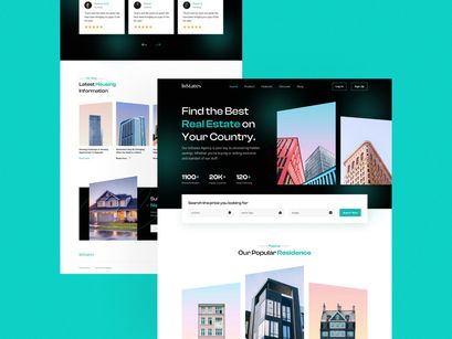 InState - Real Estate Landing Page Design