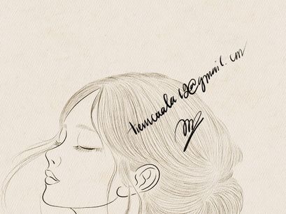 Elegant Line Art Portrait Collection – 10 Artwork Bundle (EPS + JPEG)