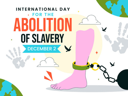 10 Day for the Abolition of Slavery Illustration