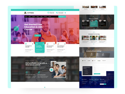 CityEdu – Education and LMS XD Template