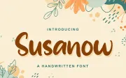 Susanow - Handwritten Font