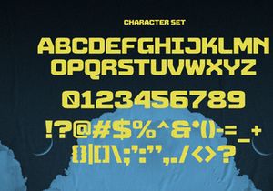 Starsion - Sporty Display Typeface