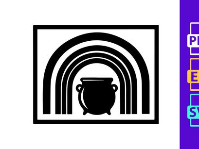 Rainbow Over Pot of Gold