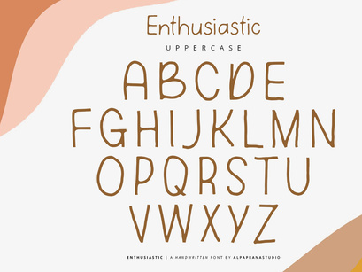 Enthusiastic - Handwritten Font