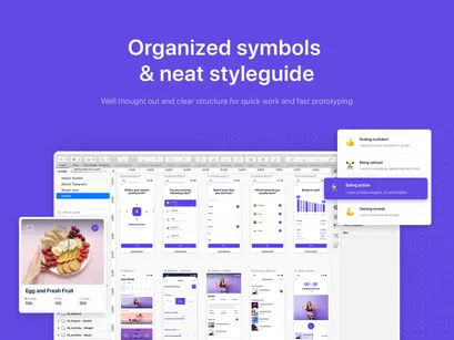 Fitbox - Workouts & Meal Planner UI Kit for Figma