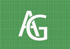 AG logo design in adobe illustrator