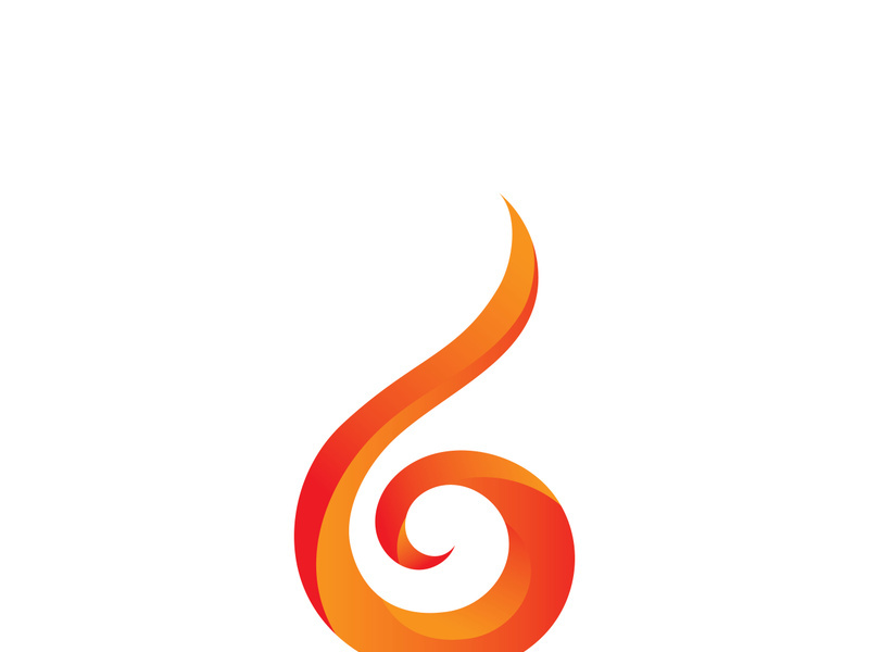 Fire flame vector illustration design