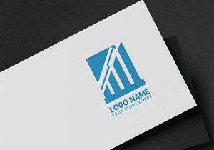 Financial  And Developing Logo Design Template