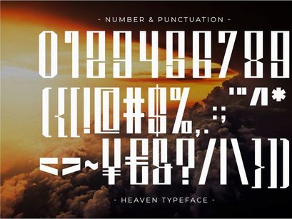 Heaven - Condensed Sans Serif