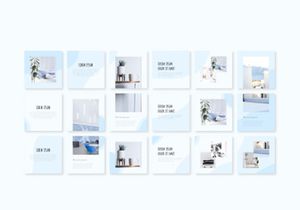 Instagram puzzle template