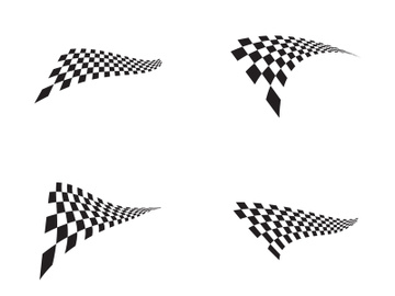 Race flag design illustration preview picture