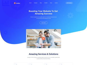 Business PSD Template preview picture