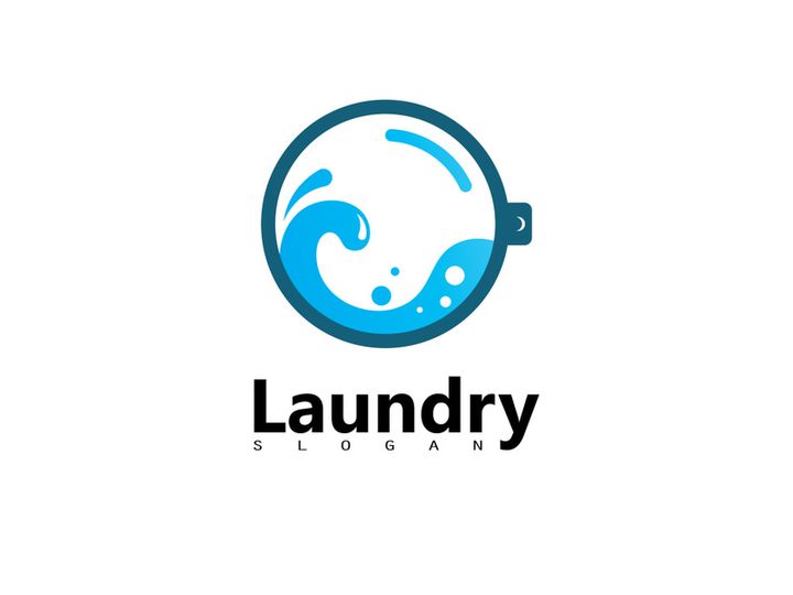 Laundry Washing Machine Logo