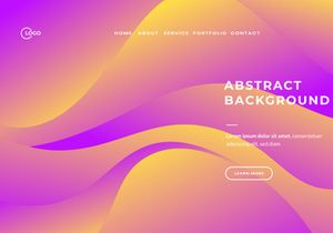Modern Abstract Background with Purple and Yellow gradient