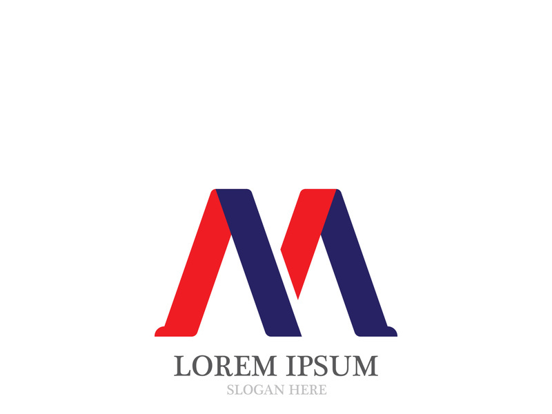 M Logo Template vector illustration design