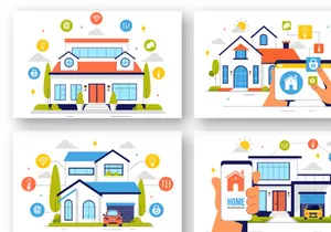 9 Smart Home Automation Illustration
