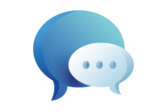 Message Talk Logo Template Design