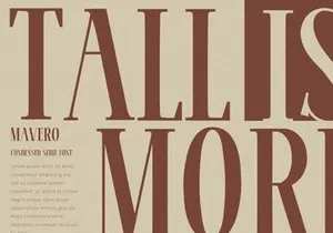 Mavero - Serif Font