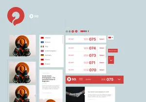 Photography Magazine Web Page UI Kit